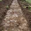 Evaluation photograph, Post-excavation taken from S (Trench 13), Knockroom Farm, Cumnock, East Ayrshire