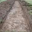 Evaluation photograph, Post-excavation taken from N (Trench 14), Knockroom Farm, Cumnock, East Ayrshire