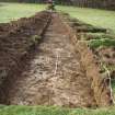 Evaluation photograph, Post-excavation taken from N (Trench 15), Knockroom Farm, Cumnock, East Ayrshire