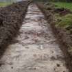 Evaluation photograph, Post-excavation taken from W (Trench 18), Knockroom Farm, Cumnock, East Ayrshire