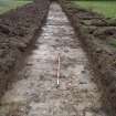 Evaluation photograph, Post-excavation taken from NNW (Trench 19), Knockroom Farm, Cumnock, East Ayrshire