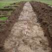 Evaluation photograph, Post-excavation taken from SSE (Trench 19), Knockroom Farm, Cumnock, East Ayrshire