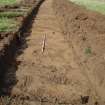 Evaluation photograph, Post-excavation taken from S (Trench 23), Knockroom Farm, Cumnock, East Ayrshire