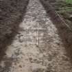 Evaluation photograph, Post-excavation taken from SE (Trench 25), Knockroom Farm, Cumnock, East Ayrshire