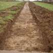 Evaluation photograph, Post-excavation taken from S (Trench 28), Knockroom Farm, Cumnock, East Ayrshire