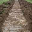Evaluation photograph, Post-excavation taken from S (Trench 30), Knockroom Farm, Cumnock, East Ayrshire