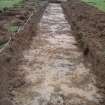 Evaluation photograph, Post-excavation taken from SSW (Trench 33), Knockroom Farm, Cumnock, East Ayrshire