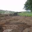 Watching Brief photograph, Post-excavation of stripped area taken from E, Cavalry Park, Kilsyth