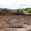 Watching Brief photograph, Post-excavation of stripped area taken from N, Cavalry Park, Kilsyth