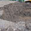Watching Brief photograph, Ground surface below bund taken from SE, Cavalry Park, Kilsyth