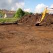 Watching Brief photograph, NW area stripped taken from NW, Cavalry Park, Kilsyth