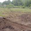 Watching Brief photograph, Pre-excavation of area to be stripped taken from E, Cavalry Park, Kilsyth