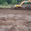 Watching Brief photograph, Post-excavation of stripped area with machine taken from S, Cavalry Park, Kilsyth