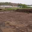 Watching Brief photograph, Post-excavation of southern extent taken from NE, Cavalry Park, Kilsyth