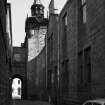 Aberdeen, Castle Street, Municipal Buildings, Tolbooth Tower.
General view of tower from North.