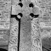 View of cross face of Aberlemno no 2, the Churchyard Stone.