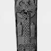 Face of the Aldbar Chapel cross-slab.
From J Stuart, The Sculptured Stones of Scotland, i, pl. lxxxii.