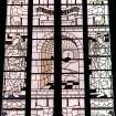 Crichton Memorial Church, interior.
Detail of stained glass window in transept