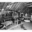 Interior view of machine-shed taken from North East at Blackpots Brick and Tile Works in 1971. Since demolished.