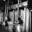 Inveraray, Gasworks, interior.
Retort House - interior view showing retorts, producing chambers and hydraulic main oven