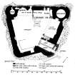 Ground Floor Plan showing layout and development of Dunstaffnage Castle
Lorn. Inv. fig. 180