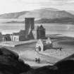 Iona, Iona Abbey.
General view.
Insc: 'The Cathedral at Iona'.

