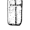 Digital copy of measured drawing of cross-incised slab, Canna (5).