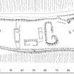 Publication drawing; Plan of Clerkhill (Clerkhill Burn) farmstead.