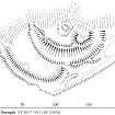 Publication drawing; Plan of Liddel Strength (NY 4017 7415, England) earthworks.
