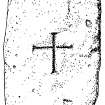 Eileach an Naoimh, Garvellachs. Cross-marked slab (2).