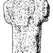 Gleann na Gaoith, Islay. Cruciform stone.