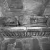 Dunkeld, Dunkeld Cathedral, Wolf of Badenoch's Tomb.
View from above.