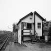 View of West signal box at Nairn Railway Station.