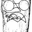 Pictish symbol stone.