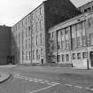 Kirkcaldy, Nairn's Linoleum Works
SW block of S factory, from SE