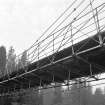 Haughs of Drimmie, Footbridge
Viw from ESE showing suspension stays and decking frame