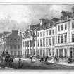 Photographic copy of engraved view of East side of St Andrews Square