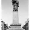 Statue of Dr. Thomas Chalmers, junction of George Street & Castle Street - from South