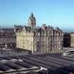 View from south west from window of City Chambers overlooking Waverley Station