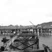 Seil, Ellanbeich, Wooden Pier
View looking WSW along top of wooden pier showing crane