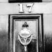Edinburgh, 17 Heriot Row.
View of 3" door numeral.