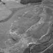 Fendoch Roman Fort, oblique aerial view, taken from the SSW.