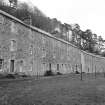 New Lanark, Caithness Row, Terraced Houses
General view from NW showing SW front
