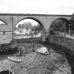 Lower Largo, Station Wynd, Railway Viaduct
View from SSW showing S front of E half of viaduct with 2 Drummochy Road in foreground. Visible through the central arch of the viaduct is the brick- built gasworks retort house.