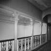 Interior view of arcade at second floor stair landing, 30 Moray Place