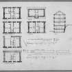 New Lanark, Rosedale street
Copy of specimen plans and section