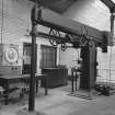 Glengarnock Steel Works, Joiner's Shop; Interior
View of 50 ton tensile testing machine, made by Buckton (1571)