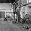 Glengarnock Steel Works, Smithy; Interior
View of 7 cwt steam hammer