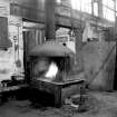 Glengarnock Steel Works, Smithy; Interior
View of fires