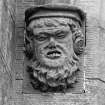Castle Toward, South Lodge.
Detail of grotesque mask stop at entrance archway of South Lodge.
